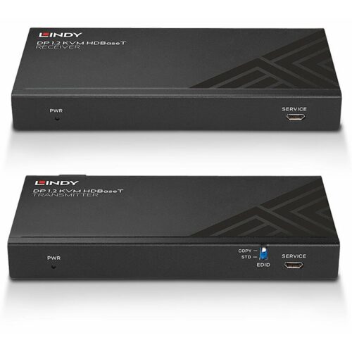 LINDY 150m Cat.6 DisplayPort 1.2 USB IR&RS-232 HDBaseT KVM Extender