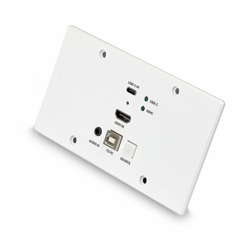LINDY 150m HDMI and TypeC HDBT EU WallPlate KVM Extender