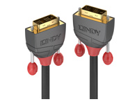 LINDY 15m DVI-D Cable M/M Anthra Line DVI-I 18+5 Single Link Digital + Analogue