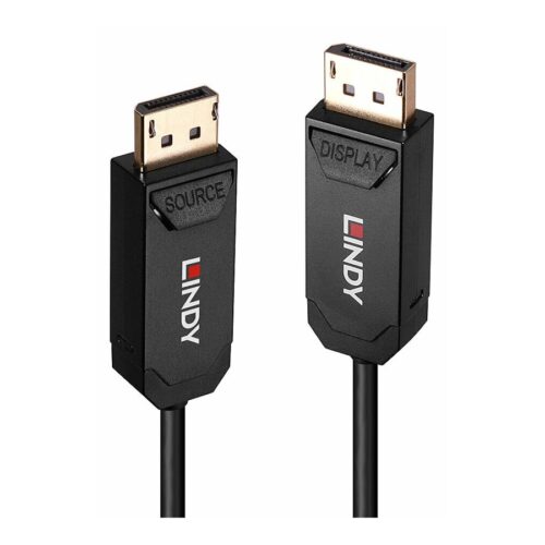 LINDY 15m Fibre Optic Hybrid DP 2.0 UHBR10 Cable
