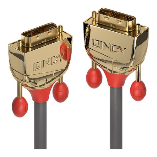 LINDY 15m Gold DVI-D SLD Single Link Cable 18+1 Single Link resolution 1920×1200