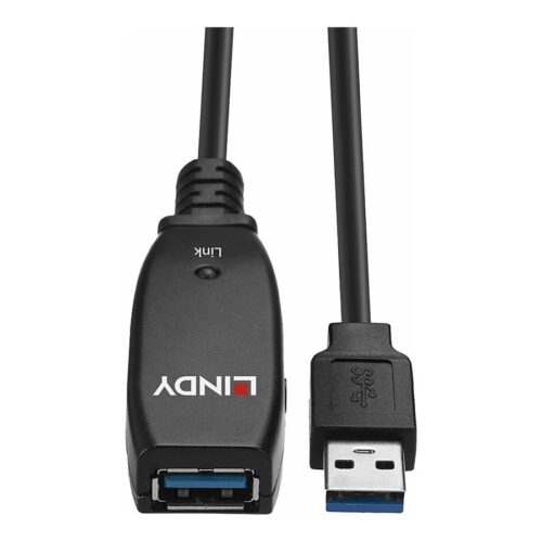 LINDY 15m USB 3.0 Active Extension Slim 15m USB 3.0 Extension of a USB Type A port of your computer