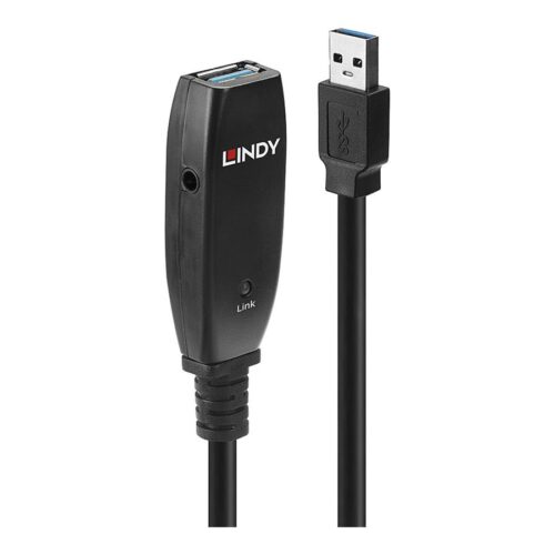 LINDY 15m USB 3.0 Active Extension Slim 15m USB 3.0 Extension of a USB Type A port of your computer