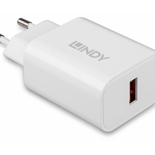 LINDY 18W Single Port USB Type A Charger