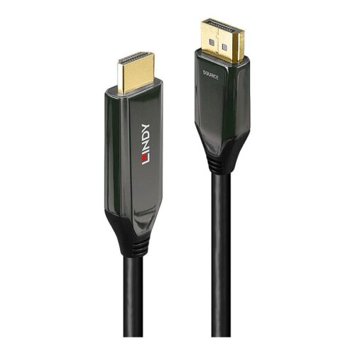 LINDY 1m Active DisplayPort 1.4 to HDMI 8K60 Cable