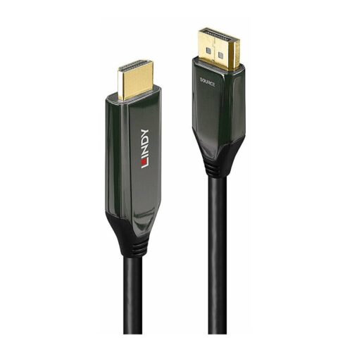 LINDY 1m Active DisplayPort 1.4 to HDMI 8K60 Cable