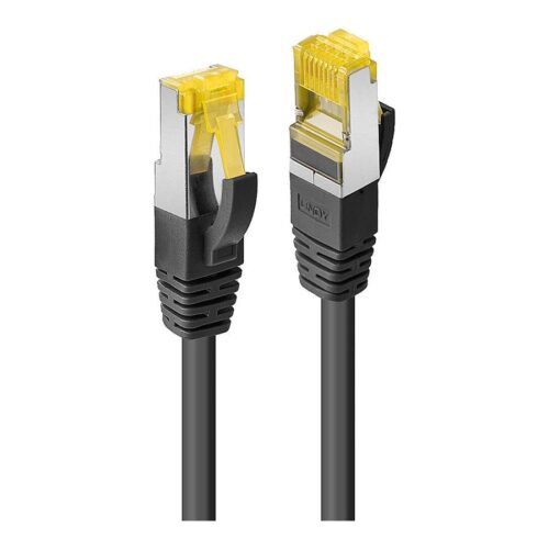 LINDY 1m Cat.6A U/UTP LSZH Cable Black 10pcs