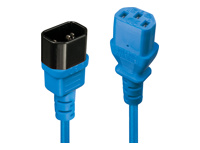 LINDY 1m IEC Extension Lead Blue