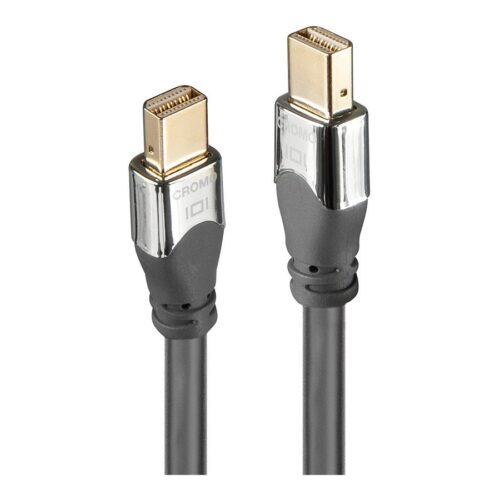 LINDY 1m Mini DisplayPort Cable Cromo Line Mini DP Male to Male