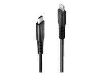 LINDY 1m reinforced USB Type C to Lightning charging Cable
