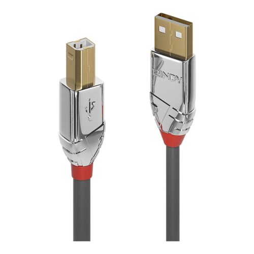 LINDY 1m USB 2.0 Type A/B Cable Cromo Line 480Mbit/s