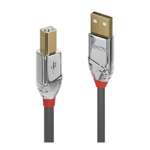 LINDY 1m USB 2.0 Type A/B Cable Cromo Line 480Mbit/s