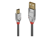 LINDY 1m USB 2.0 Type A/Mini-B Cable Cromo Line 480Mbit/s