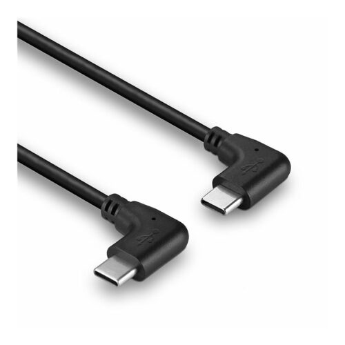 LINDY 1m USB 2.0 Type C Cable 2 x 90 Right Angle
