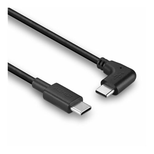 LINDY 1m USB 2.0 Type C Cable 90 Right Angle