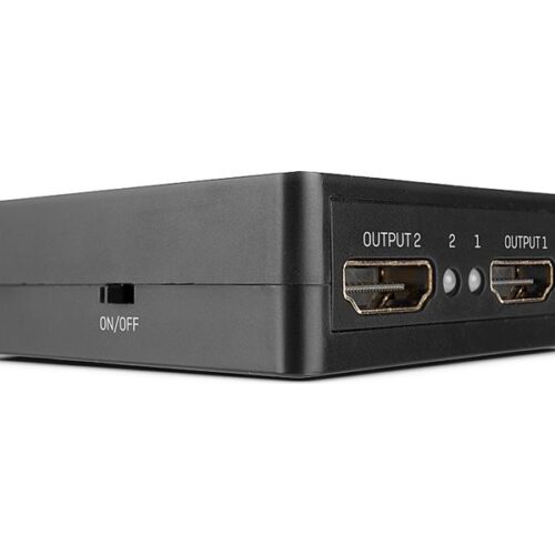 LINDY 2 Port HDMI 18G Splitter Compact
