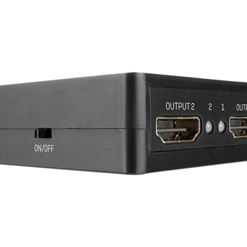LINDY 2 Port HDMI 18G Splitter Compact
