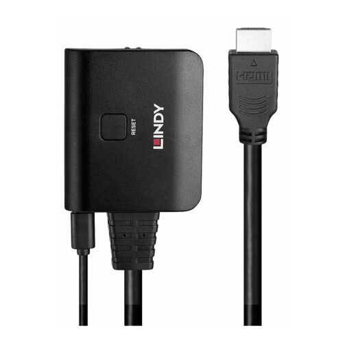 LINDY 2 Port HDMI 4K60 Splitter Cable
