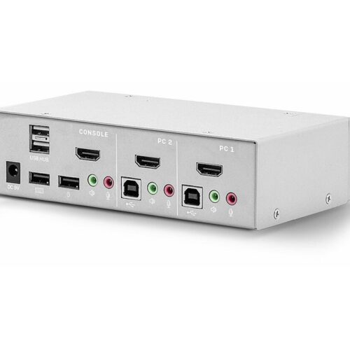 LINDY 2 Port HDMI 4K60 & USB KVM Switch