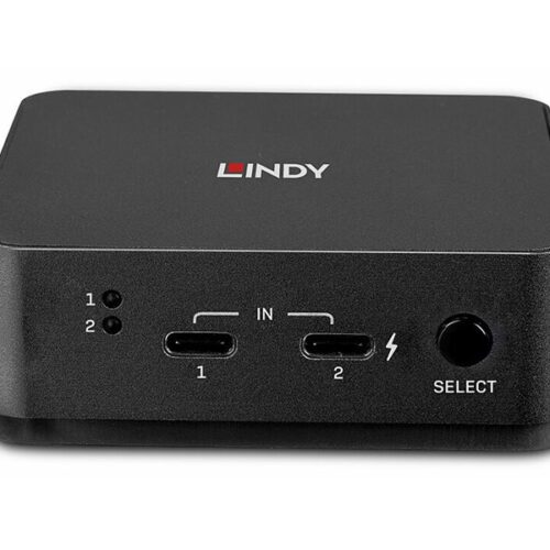LINDY 2 Port Type C Dual HDMI 4K60 KVM Switch