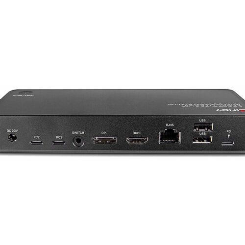 LINDY 2 Port Type C MST KVM Docking Station