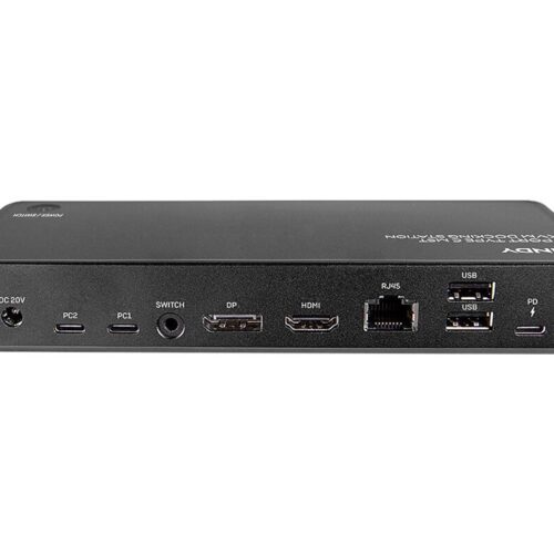 LINDY 2 Port Type C MST KVM Docking Station