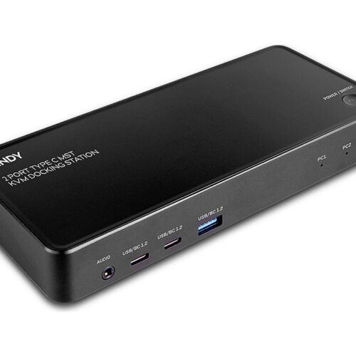 LINDY 2 Port Type C MST KVM Docking Station