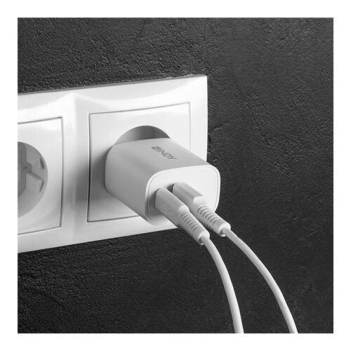 LINDY 20W USB Type A & C Charger