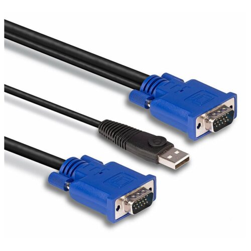 LINDY 2m Combined KVM and USB Cable