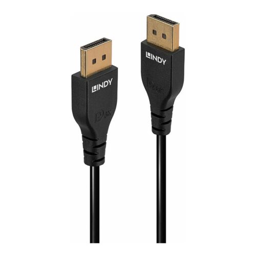 LINDY 2m DisplayPort 1.4 Cable Slim DP male to DP male connector