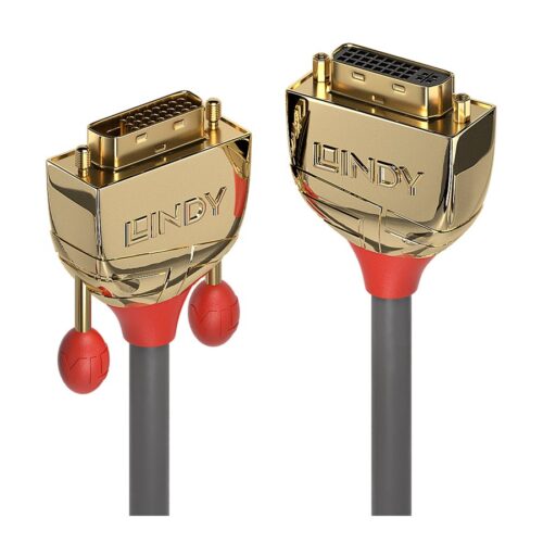 LINDY 2m DVI-D Dual Link extension cable Gold Line 24+1