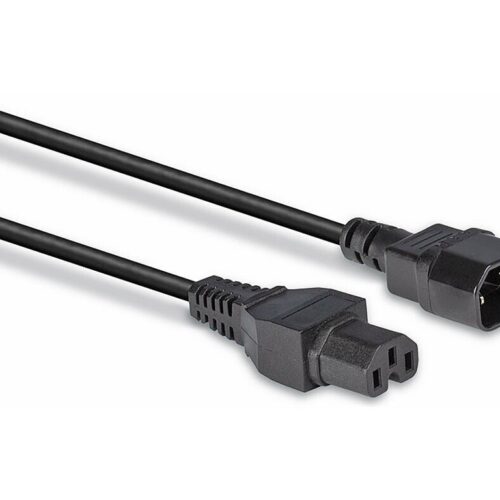 LINDY 2m IEC C14 to IEC C15 Extension Cable