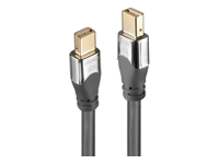 LINDY 2m Mini DisplayPort Cable Cromo Line Mini DP Male to Male