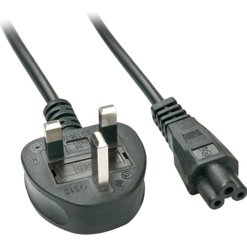 LINDY 2m UK Mains Plug to IEC C5