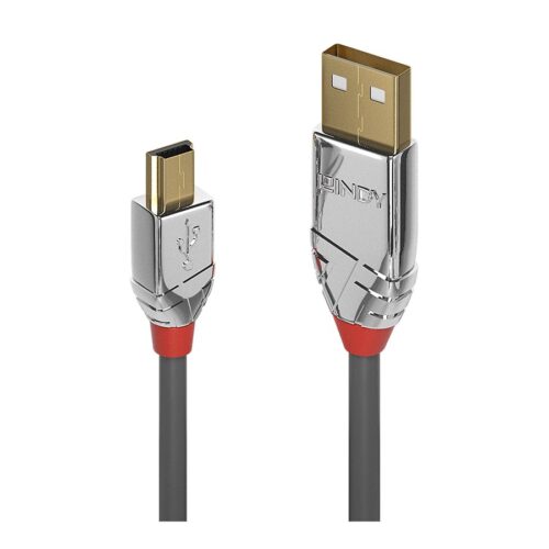 LINDY 2m USB 2.0 Type A/Mini-B Cable Cromo Line 480Mbit/s