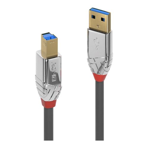 LINDY 2m USB 3.0 Type A/B Cable Cromo Line 5Gbit/s