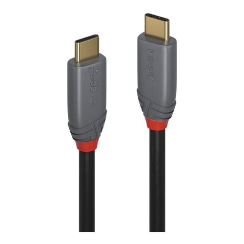 LINDY 2m USB 3.2 Type C Cable 5A PD Anthra Line