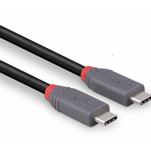 LINDY 2m USB 4 240W Type C Cable Anthra Line
