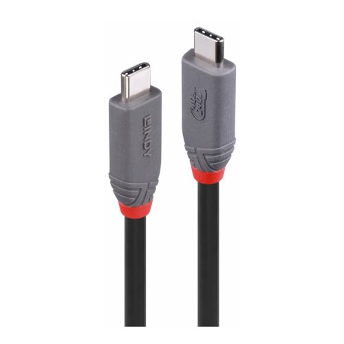 LINDY 2m USB 4 240W Type C Cable Anthra Line
