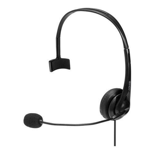 LINDY 3.5mm & USB Type C Monaural Headset