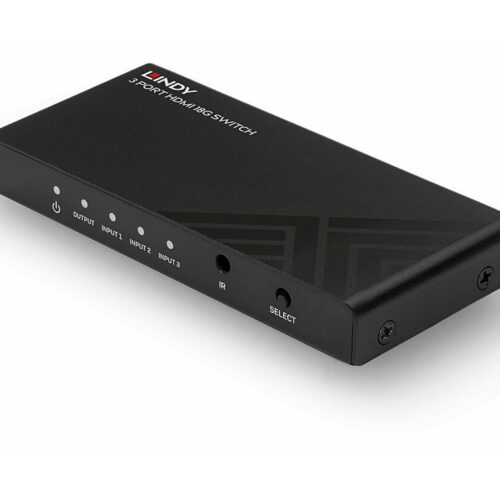 LINDY 3 Port HDMI 18G Switch