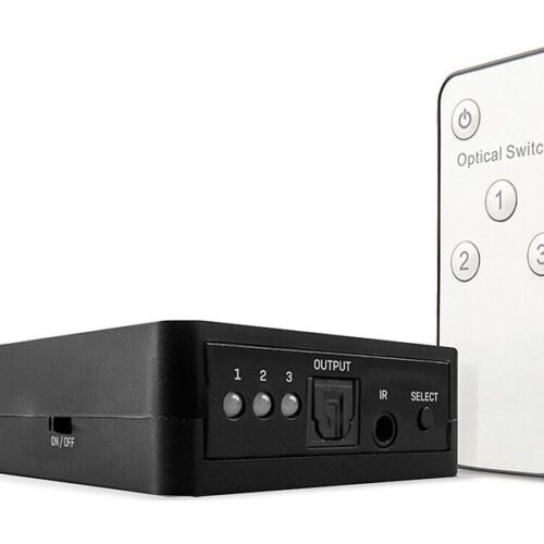 LINDY 3 Port TosLink Optical Audio Switch