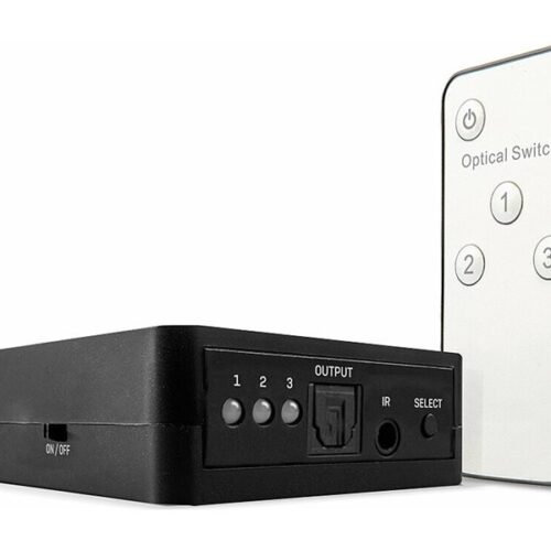 LINDY 3 Port TosLink Optical Audio Switch