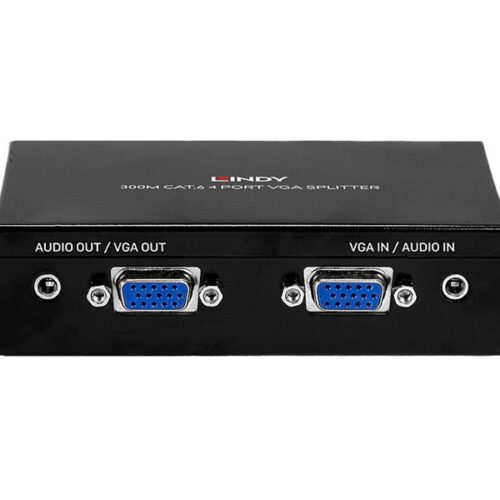 LINDY 300m Cat.6 4 Port VGA Extender