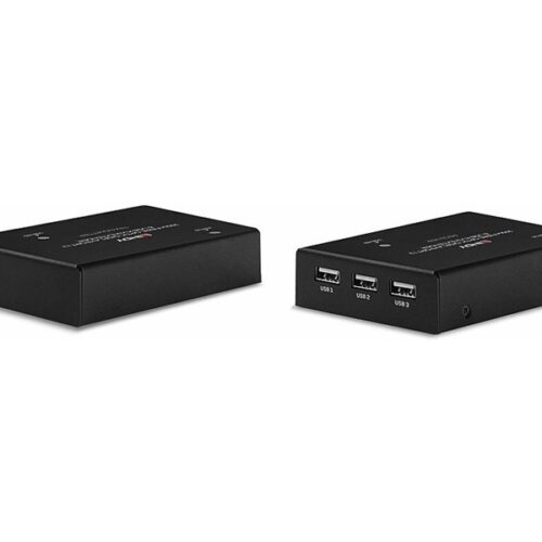 LINDY 300m Fibre Optic DisplayPort 1.2 & USB KVM Extender