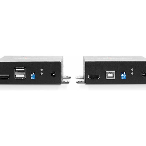 LINDY 300m Fibre Optic HDMI 18G & USB KVM Extender