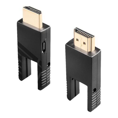 LINDY 30m Fibre Optic Hybrid Micro-HDMI 18G Cable with Detachable HDMI & DVI Connectors