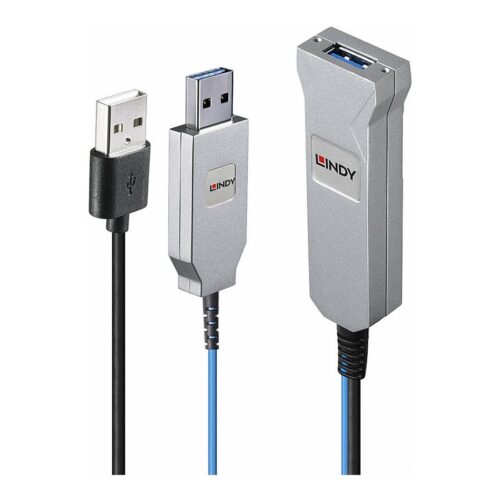 LINDY 30m Fibre Optic USB 3.0 Cable