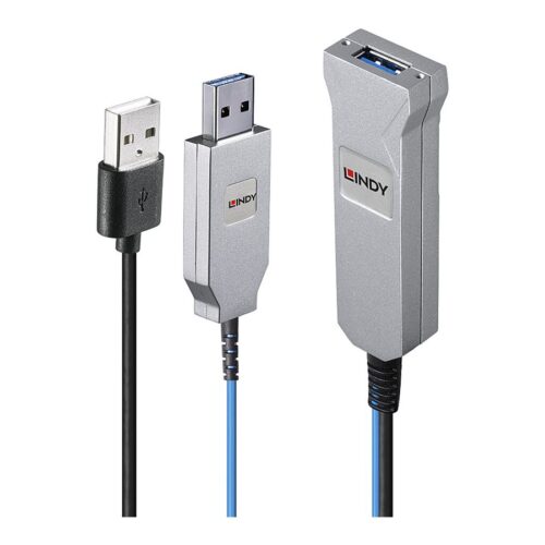 LINDY 30m Fibre Optic USB 3.0 Cable