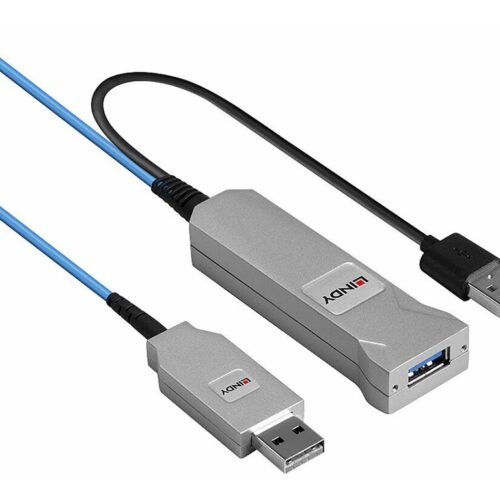 LINDY 30m Fibre Optic USB 3.0 Cable